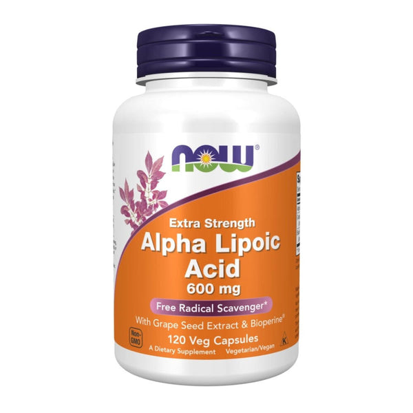  Now Foods Alpha Lipoic Acid 600 Mg 120 Vegetable Capsules 