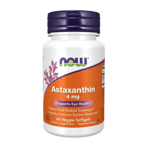  Now Foods Astaxanthin 4 Mg 60 Vegetable Soft Gels 