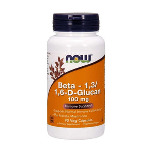  Now Foods Beta 1,3/1,6-D Glucan 100mg 90 Vege Capsules 