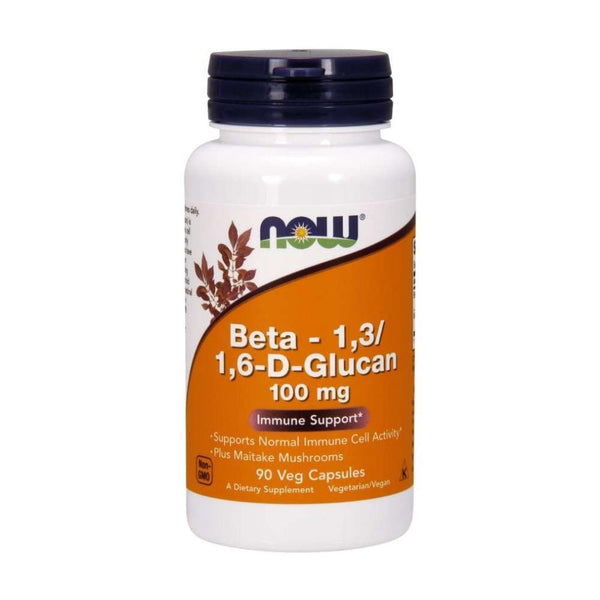  Now Foods Beta 1,3/1,6-D Glucan 100mg 90 Vege Capsules 