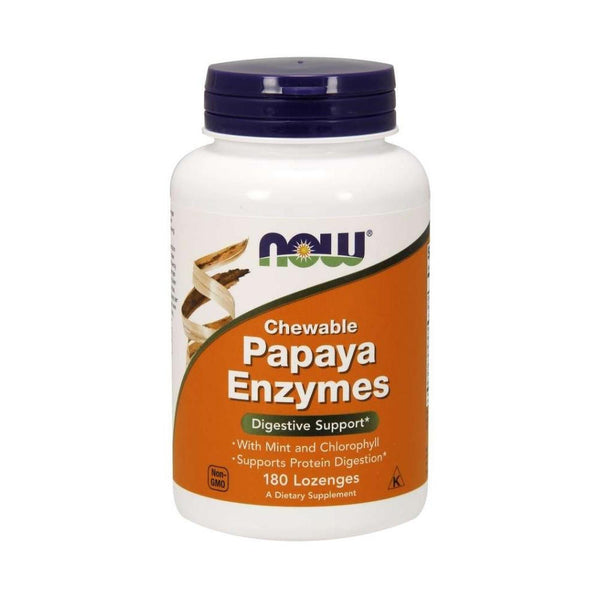  Now Foods Papaya Enzyme Chewable 180 Lozenges 