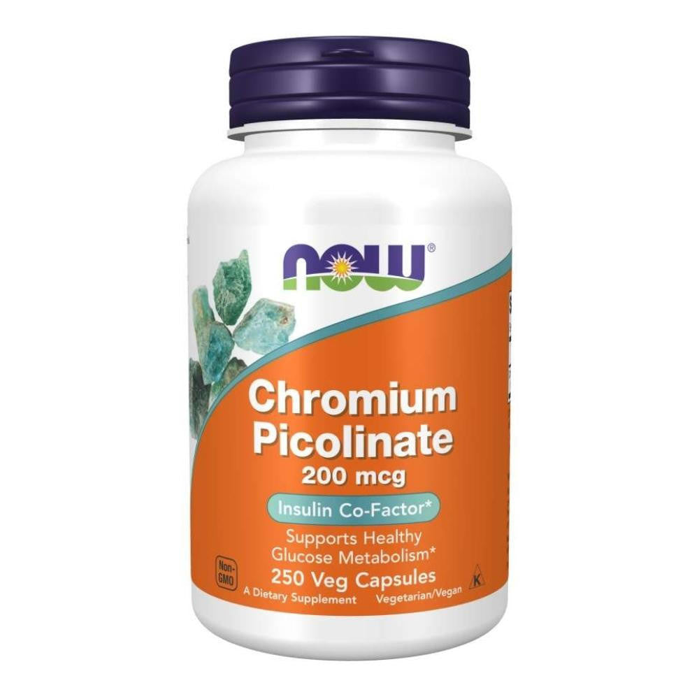  Now Foods Chromium Picolinate 200 Mcg 250 Capsules 