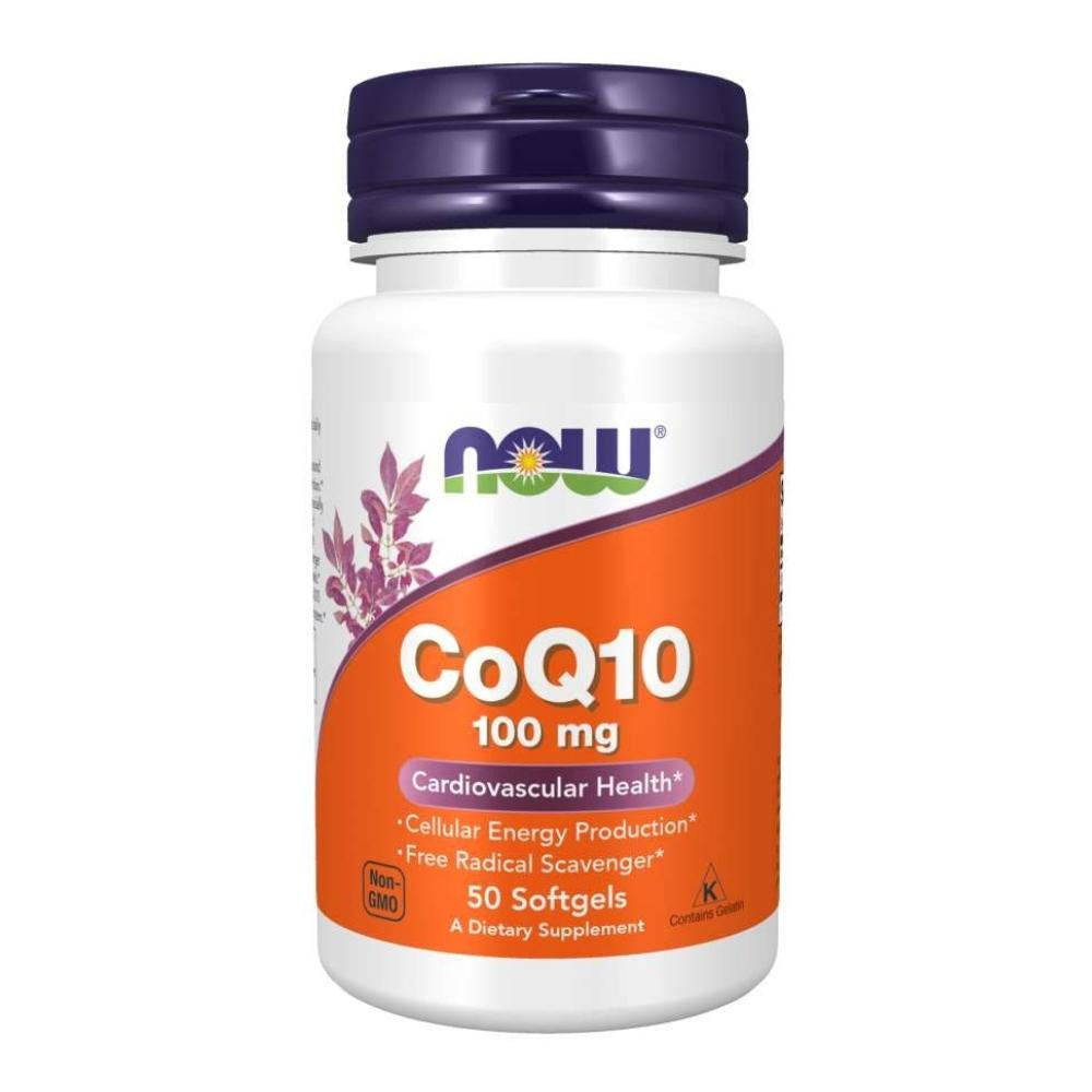  Now Foods CoQ10 100mg 50 Gels 
