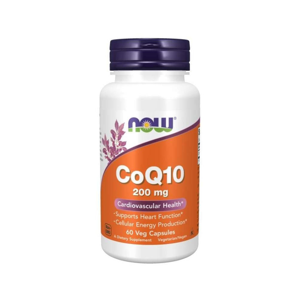  Now Foods CoQ10 200 Mg 60 Vegetable Capsules 