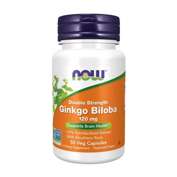  Now Foods Ginkgo Biloba 120 Mg 50 Vegetable Capsules 