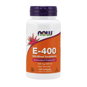  Now Foods E-400 Mixed Tocopherols 100 Soft Gels 