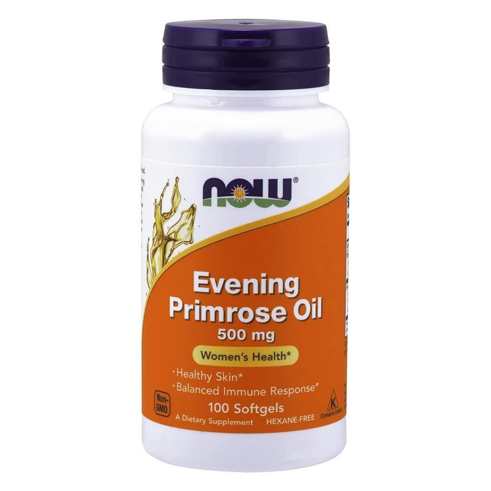  Now Foods Evening Primrose Oil 500mg 100 Soft Gels 