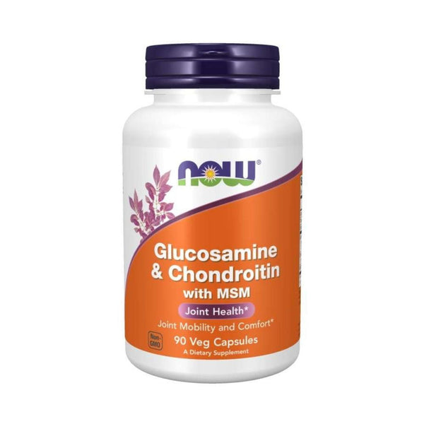  Now Foods Glucosamine and Chondroitin Plus MSM 90 Capsules 