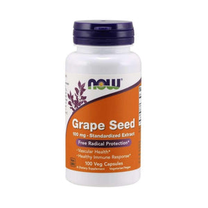  Now Foods Grape Seed 100 Vegetable Capsules 