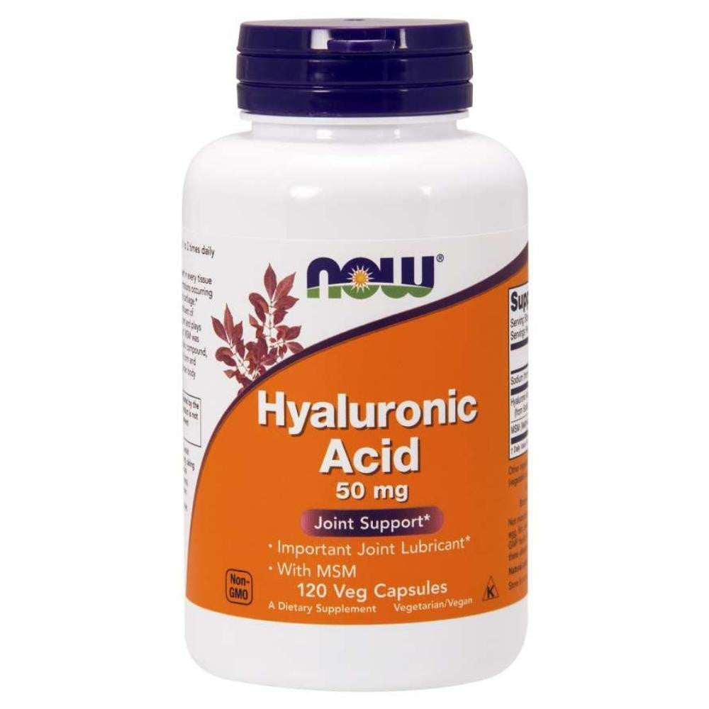  Now Foods HYALURONIC ACID w/MSM 120 Vege Capsules 