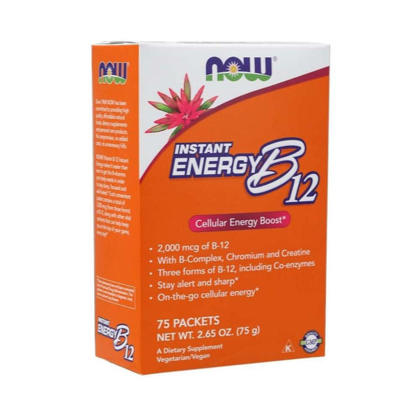  Now Foods B-12 Instant Energy Packets 75 / Box 