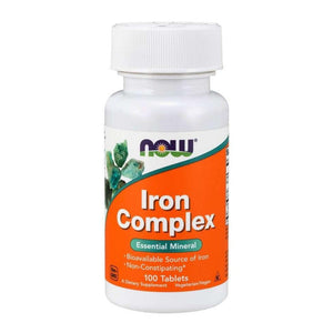  Now Foods Iron Complex 100 Tablets 