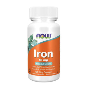  Now Foods Iron 18 Mg 120 Vegetable Capsules 