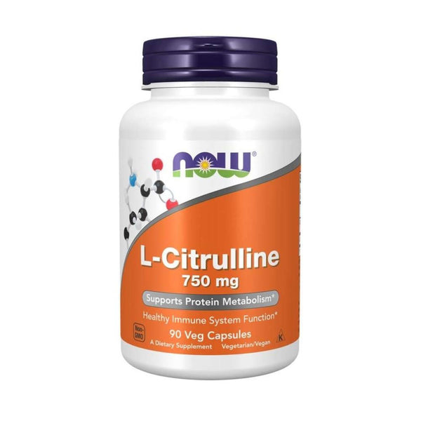  Now Foods L-Citrulline 750mg 90 Capsules 
