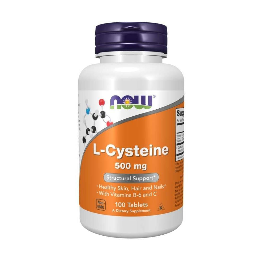  Now Foods Cysteine 500 Mg 100 Tablets 