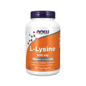  Now Foods L-Lysine 500mg 250 Capsules 