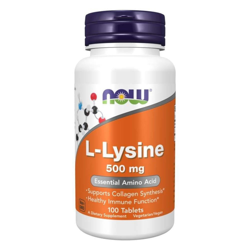  Now Foods Lysine 500 Mg 100 Tablets 