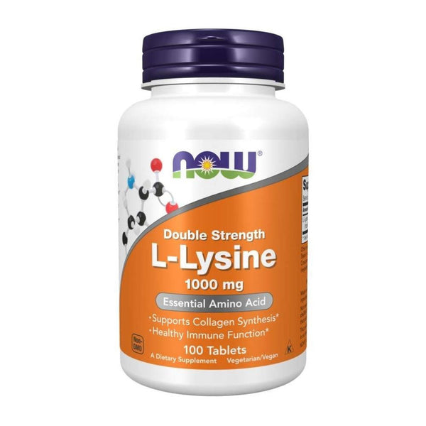  Now Foods L-Lysine 1000 Mg 100 Tablets 