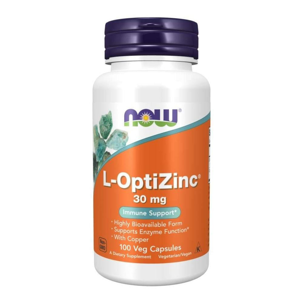  Now Foods L-Optizinc 30 Mg 100 Capsules 