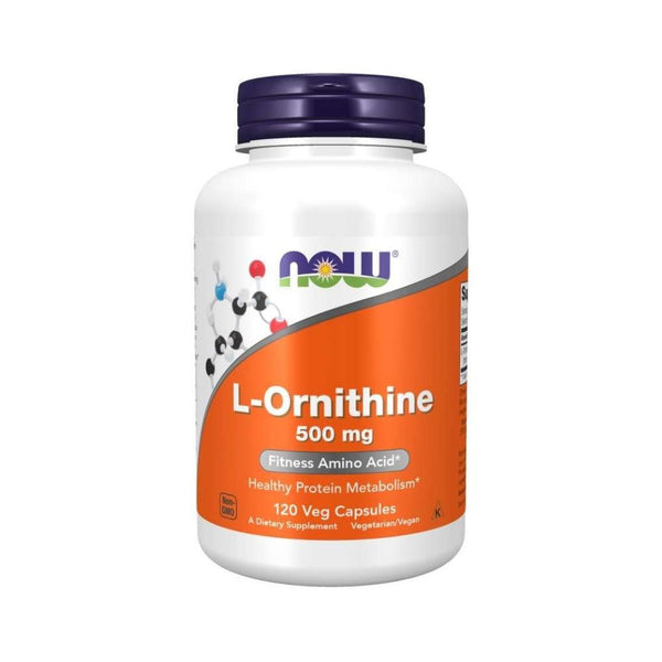  Now Foods Ornithine 500 Mg 120 Capsules 