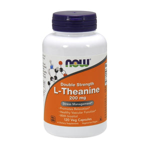  Now Foods L-Theanine 200mg 120 Vege Capsules 
