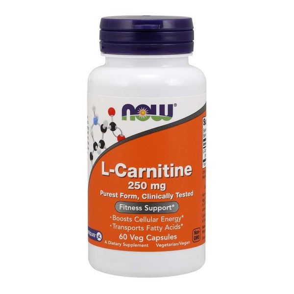  Now Foods Carnitine 250 Mg 60 Capsules 