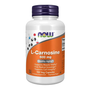  Now Foods Carnosine 500mg 100 Vege Capsules 