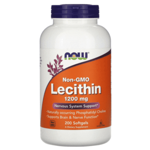  Now Foods Lecithin 1200 Mg 200 Soft Gels 