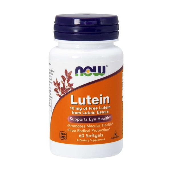  Now Foods Lutein 10 Mg (From Esters) 60 Soft Gels 