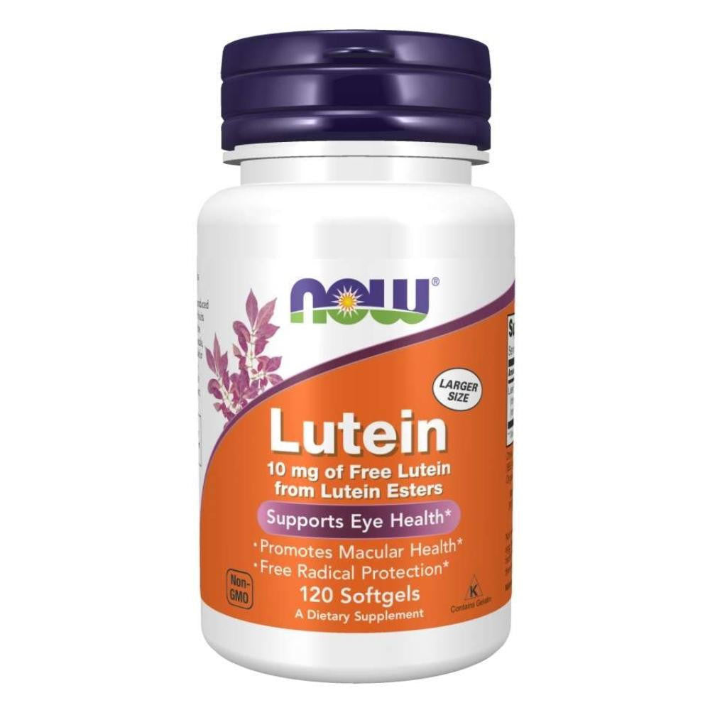  Now Foods Lutein 10 Mg (From Esters) 120 Soft Gels 