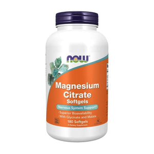  Now Foods Magnesium Citrate 134 Mg 180 Soft Gels 