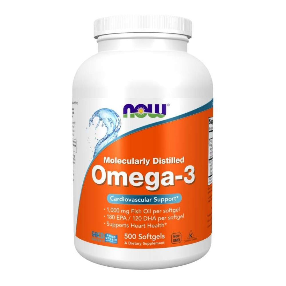  Now Foods Omega-3 1000 Mg 500 Soft Gels 