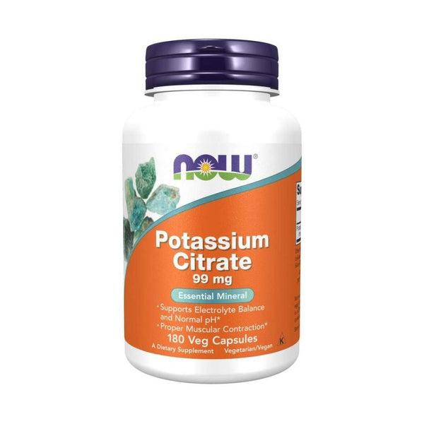  Now Foods Potassium Citrate Capsules 180 Capsules 