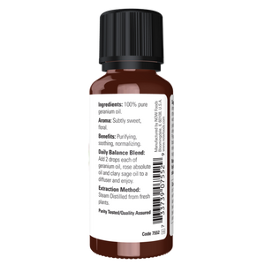 Now Foods Pure Geranium Oil 1oz