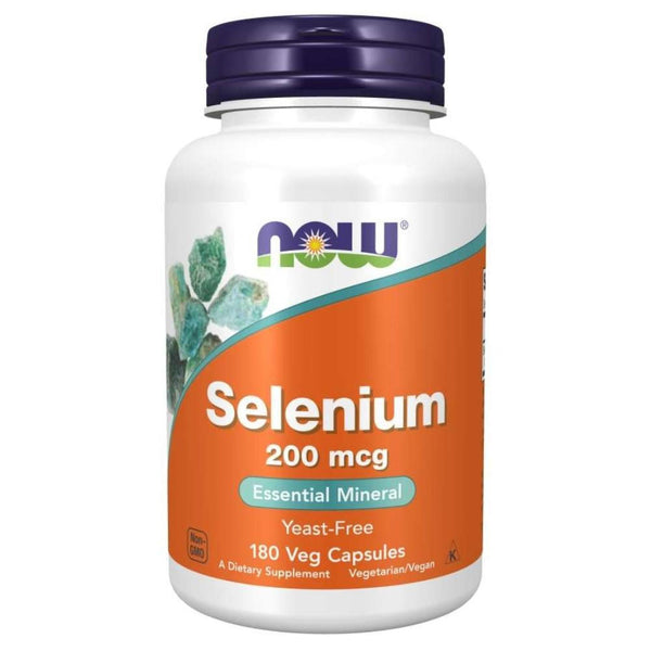 Now Foods Selenium 200 Mcg 180 Vegetable Capsules 