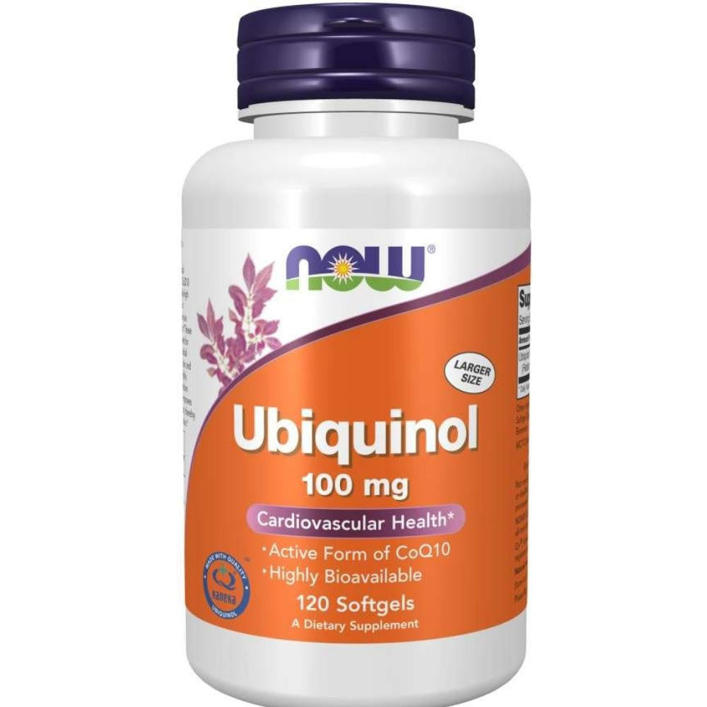  Now Foods Ubiquinol 100mg 120 Soft Gels 