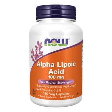  Now Foods Alpha Lipoic Acid 100 Mg 120 Vegetable Capsules 