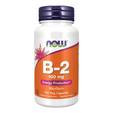  Now Foods B-2 100 Mg 100 Capsules 