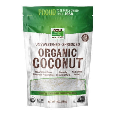  Now Foods Coconut Shred Unswet Org 10 Oz 