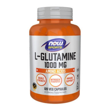  Now Foods L-Glutamine 1000mg 120 Capsules 