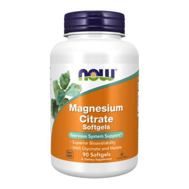  Now Foods Magnesium Citrate 134 Mg 90 Soft Gels 