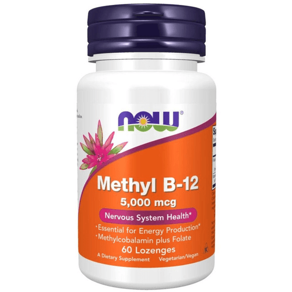  Now Foods Methyl B-12 5000 Mcg 60 Lozenges 
