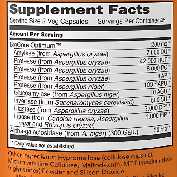  Now Foods Optimal Digestive System 90 Vegetable Capsules 
