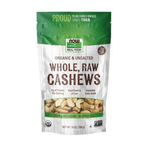  Now Foods Organic Cashews Raw 10 Oz 