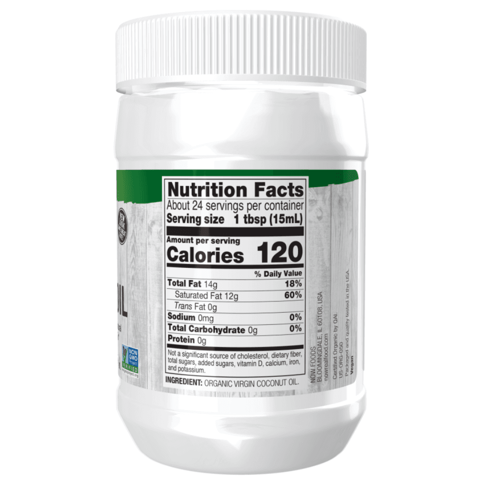  Now Foods Organic Coconut Oil Virgin 54 Oz 