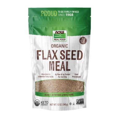  Now Foods Organic Flax Seed Meal 12 oz 