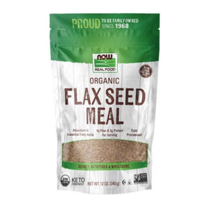  Now Foods Organic Flax Seed Meal 12 oz 