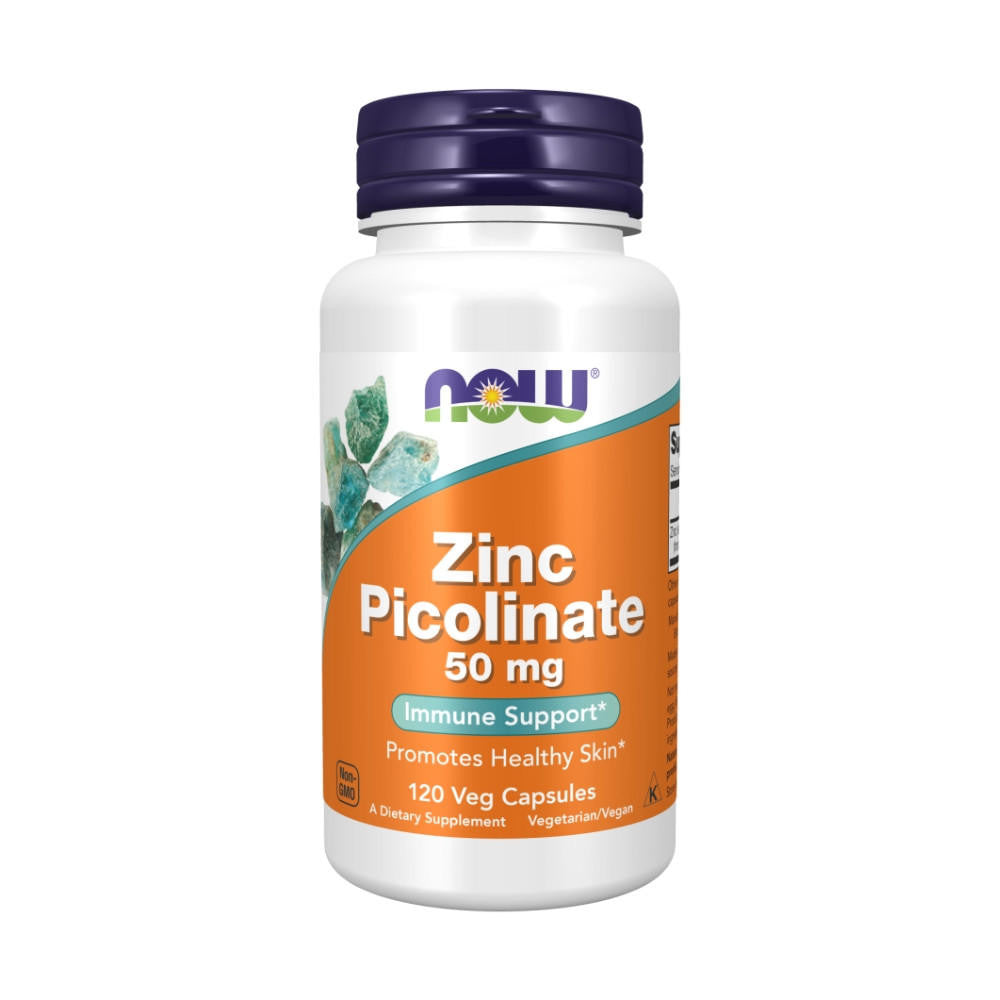  Now Foods Zinc Picolinate 50 Mg 120 Capsules 