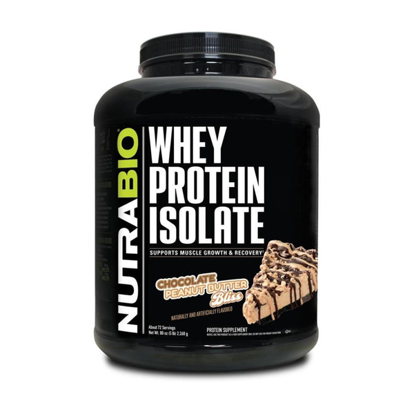  NutraBio 100% Whey Protein Isolate 75 Servings 