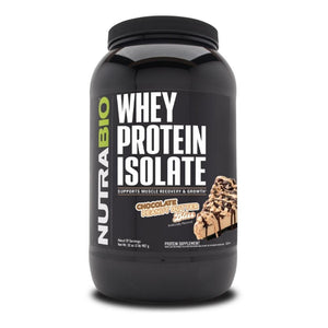  NutraBio 100% Whey Protein Isolate 2lb 